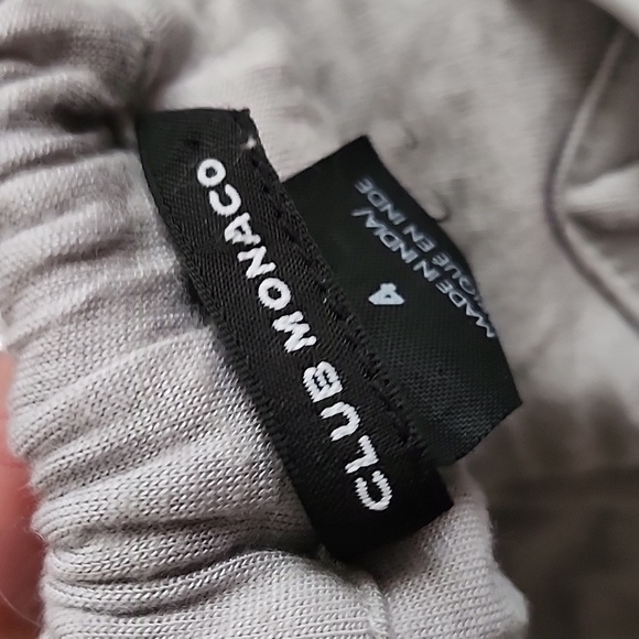 Club Monaco Justine Sequin V-neck dress Grey size 4 - Picture 5 of 12